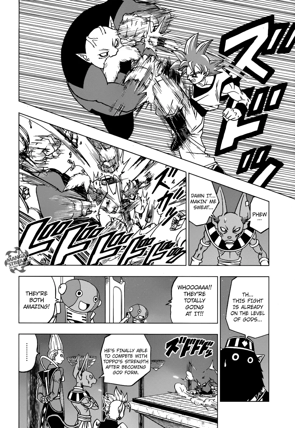 Dragon Ball Super Chapter 29 page 38 - Chapter 29: Toppo, Universe 11 God of Destruction Candidate!