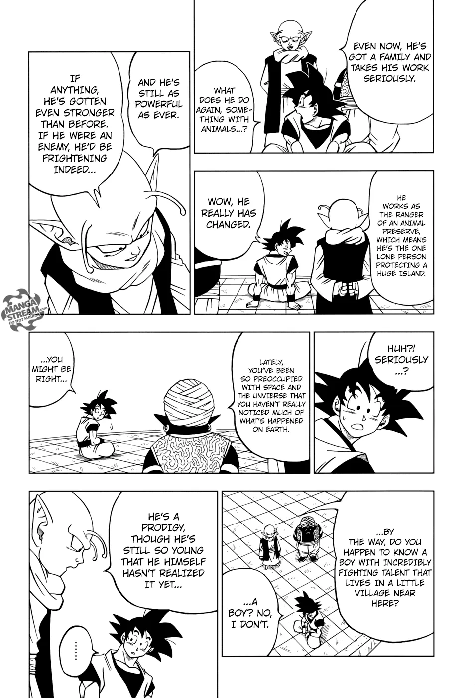 Dragon Ball Super Chapter 31 page 12 - Chapter 31: The Super Warriors Gather!