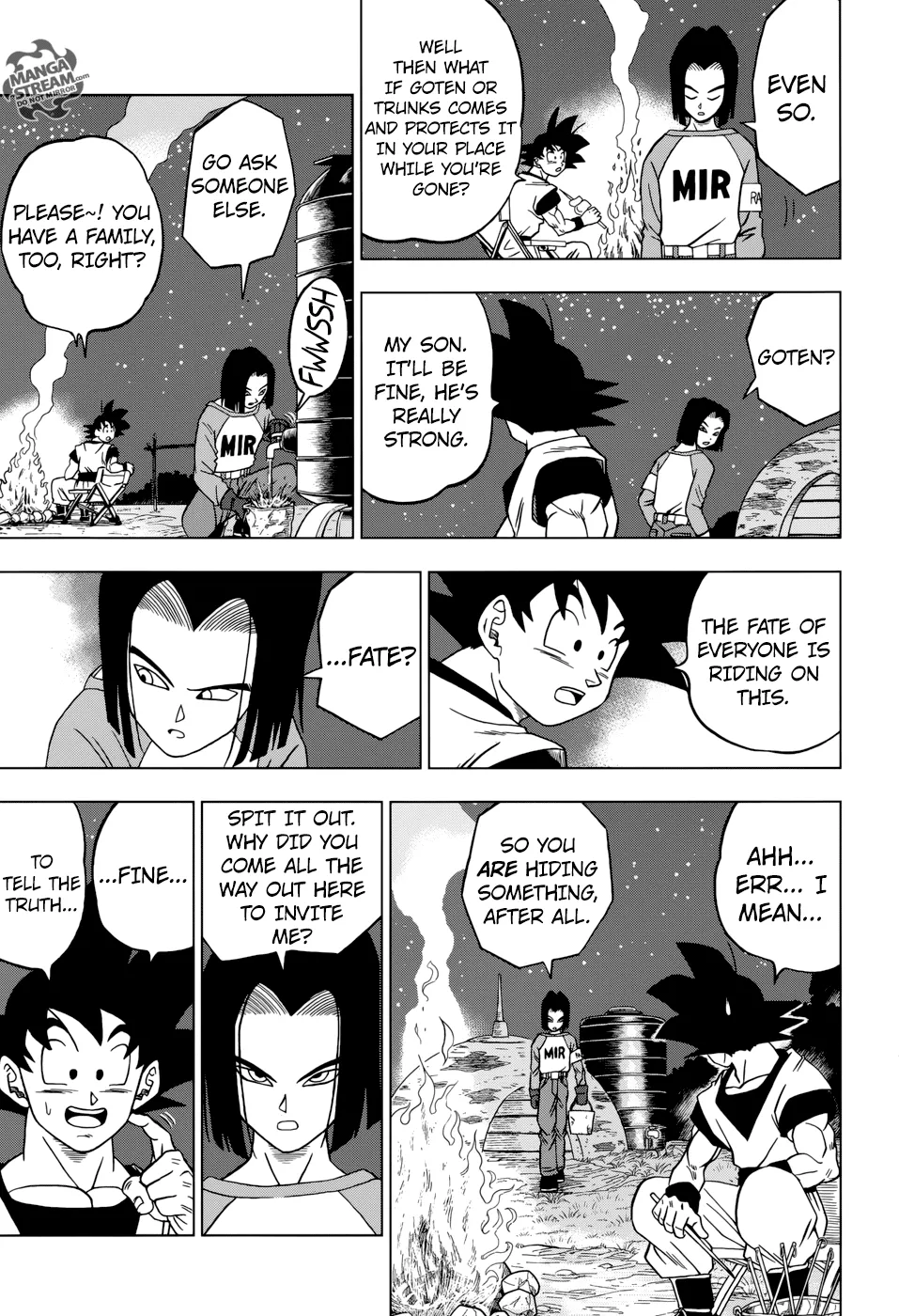 Dragon Ball Super Chapter 31 page 35 - Chapter 31: The Super Warriors Gather!