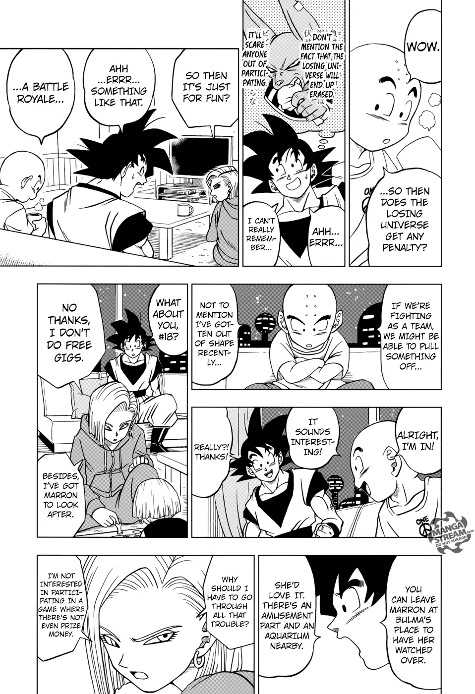 Dragon Ball Super Chapter 31 page 7 - Chapter 31: The Super Warriors Gather!
