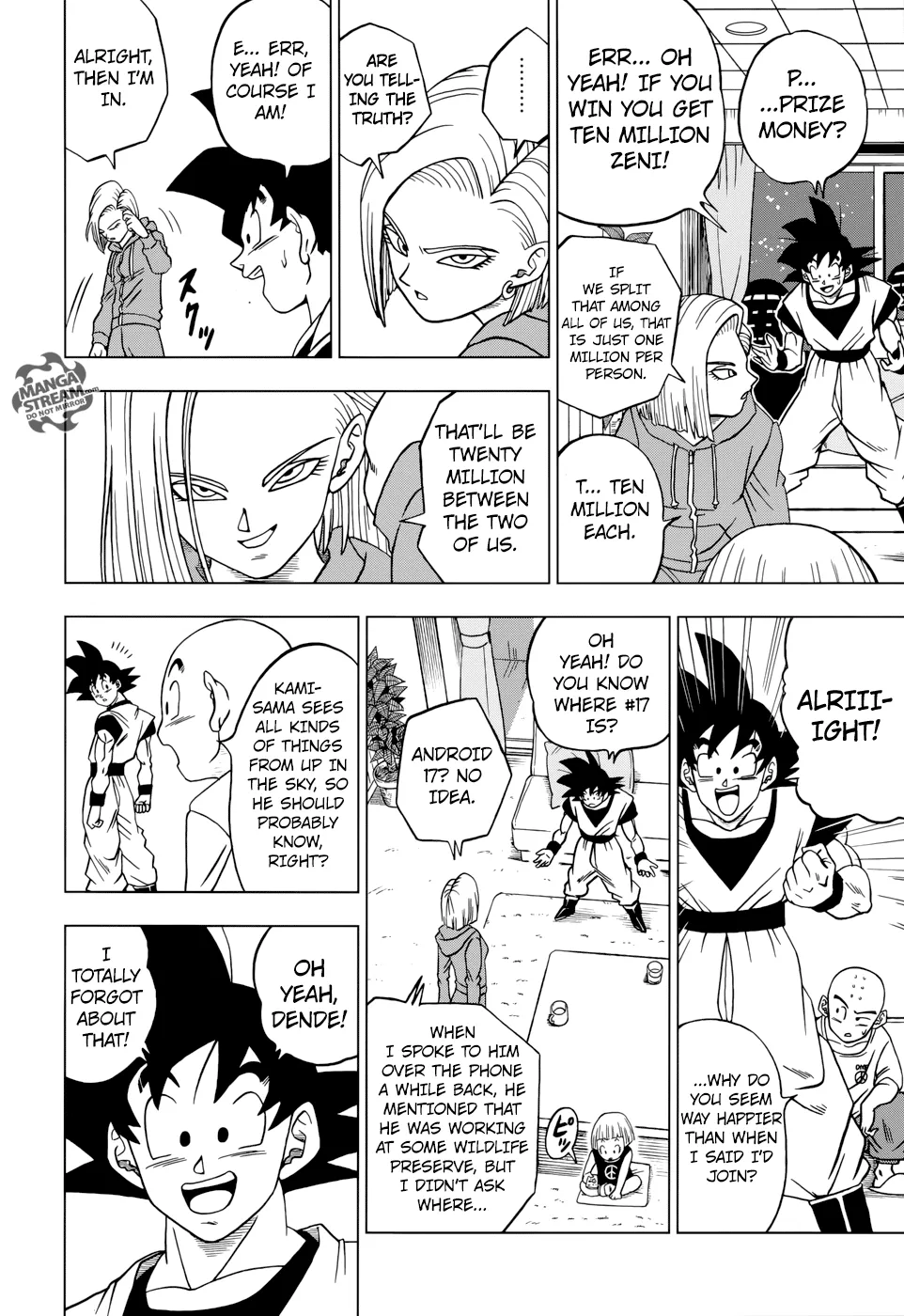 Dragon Ball Super Chapter 31 page 8 - Chapter 31: The Super Warriors Gather!