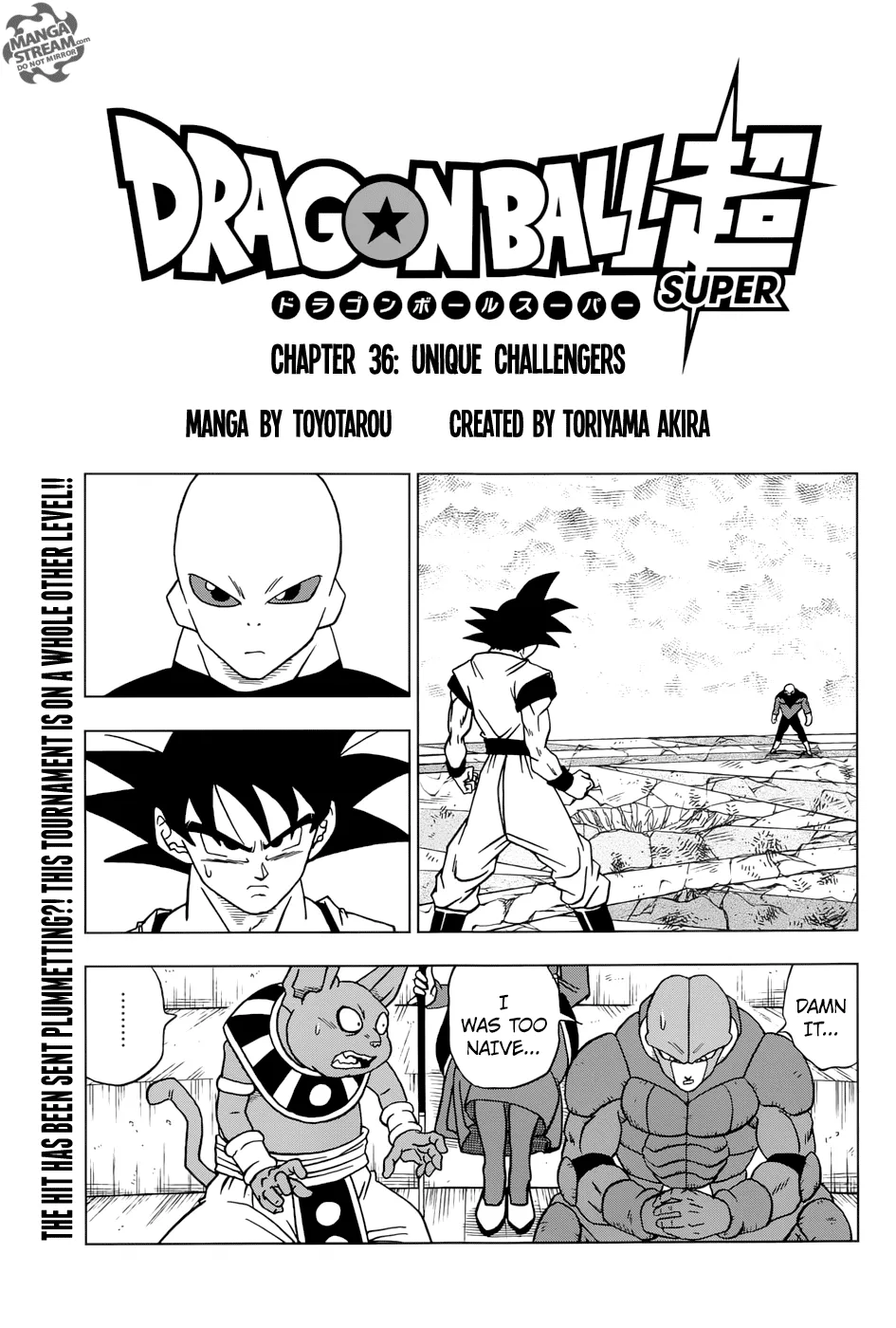 Dragon Ball Super Chapter 36 page 1 - Chapter 36: Quirky Competitors