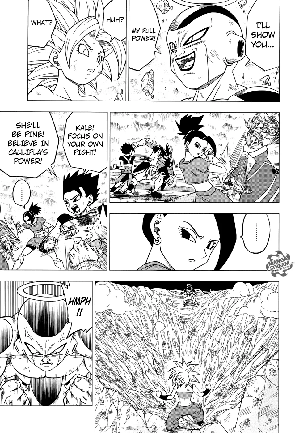 Dragon Ball Super Chapter 37 page 11 - Chapter 37: Awaken, Super Saiyan Kale