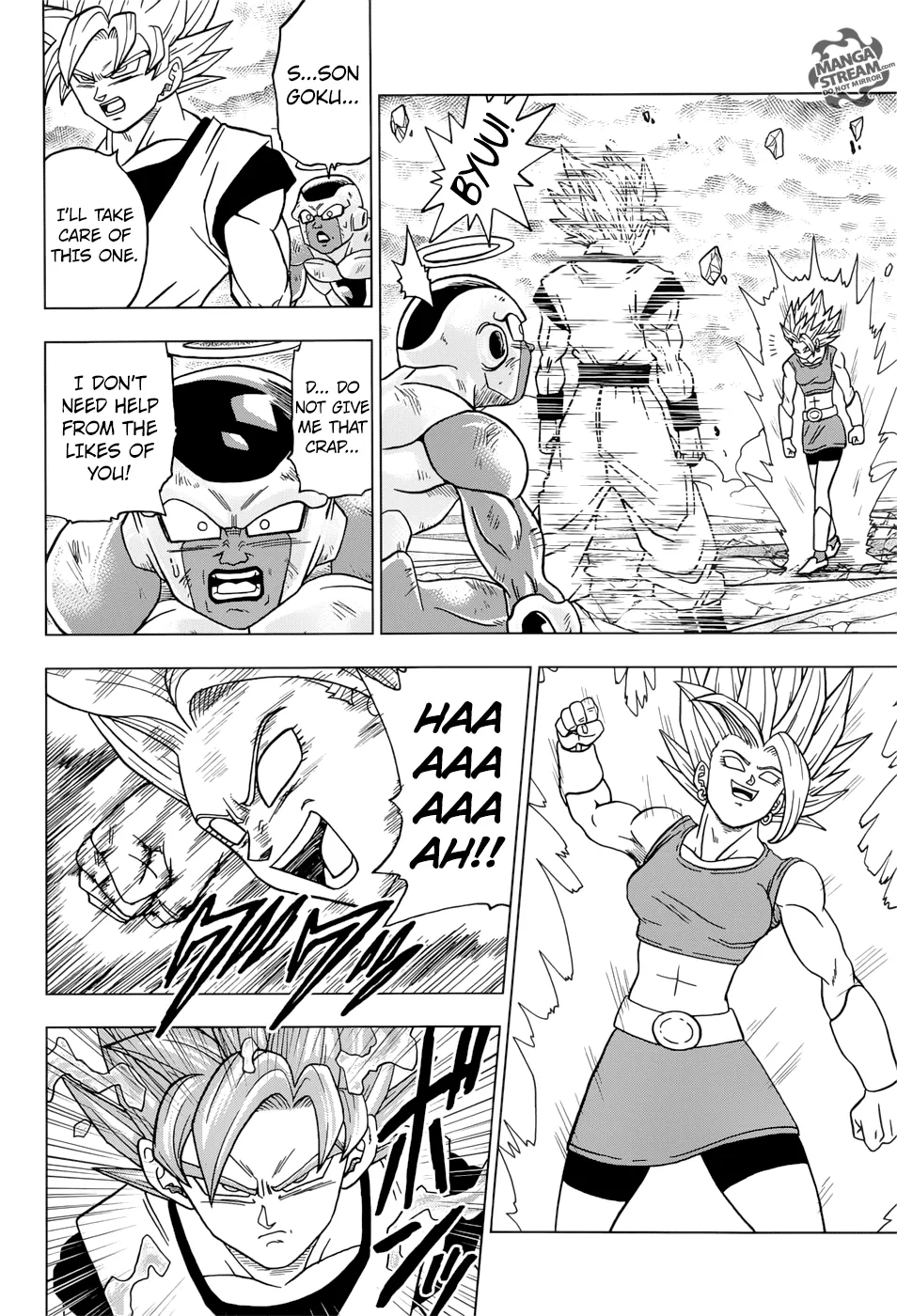 Dragon Ball Super Chapter 37 page 40 - Chapter 37: Awaken, Super Saiyan Kale