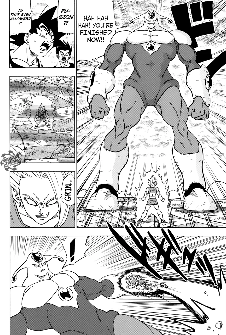 Dragon Ball Super Chapter 38 page 10 - Chapter 38: Universe 6's Last Resort