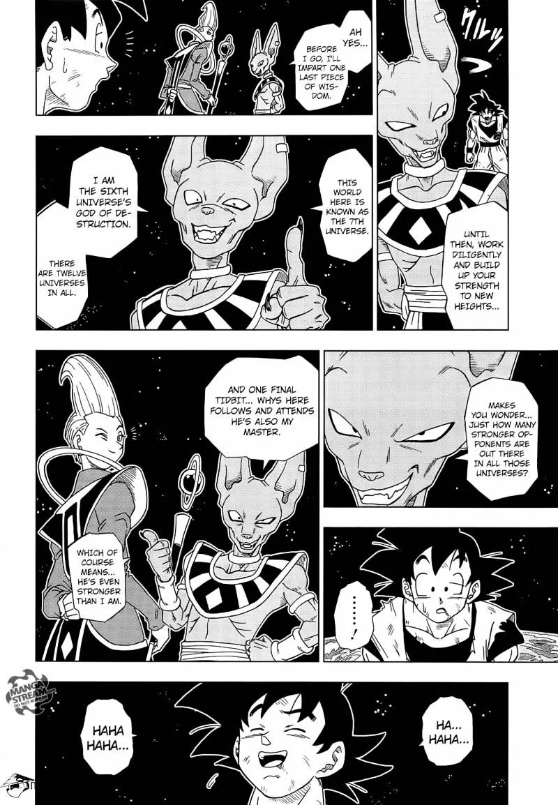 Dragon Ball Super Chapter 4 page 16 - Chapter 4: Battle of Gods