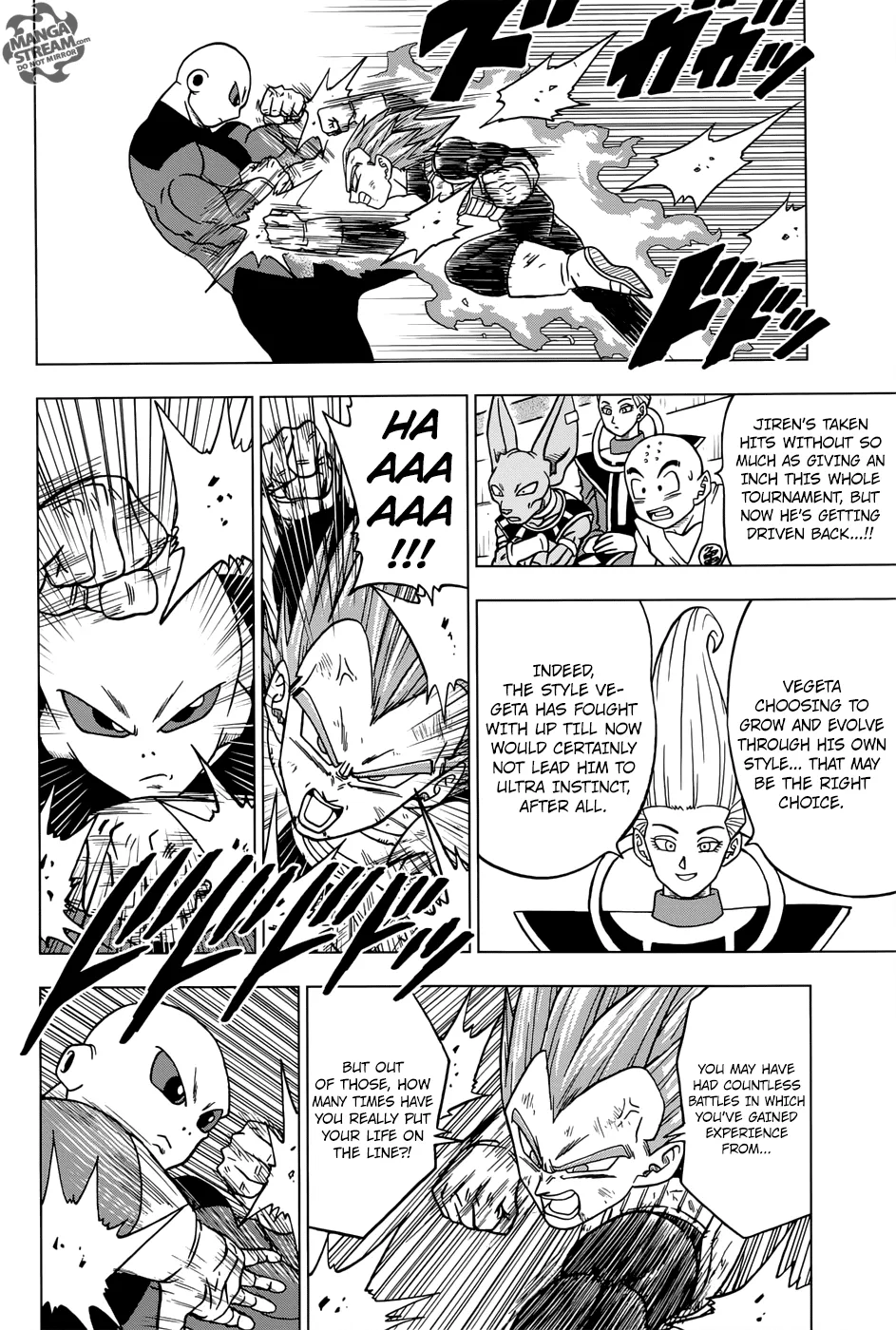 Dragon Ball Super Chapter 40 page 10 - Chapter 40: Jiren vs. Universe 7
