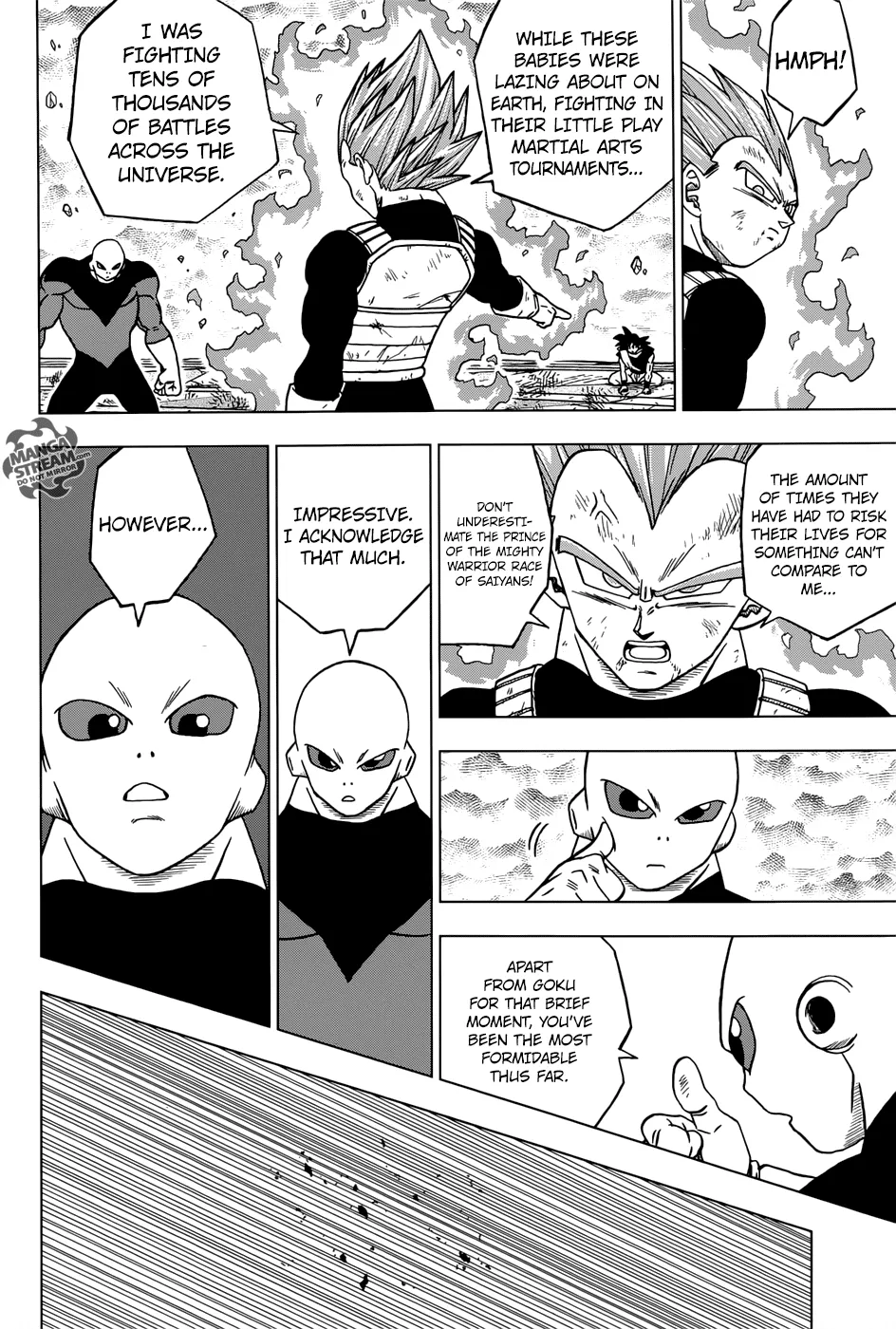 Dragon Ball Super Chapter 40 page 12 - Chapter 40: Jiren vs. Universe 7