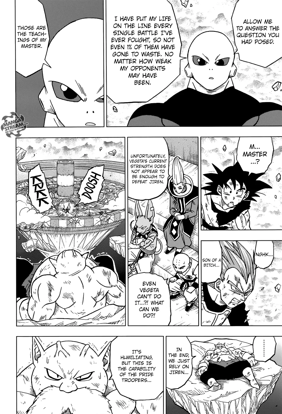 Dragon Ball Super Chapter 40 page 16 - Chapter 40: Jiren vs. Universe 7