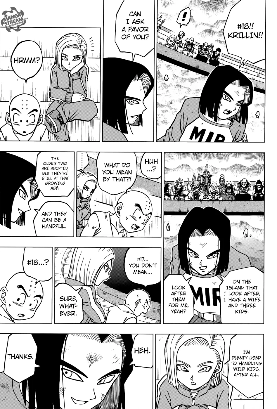 Dragon Ball Super Chapter 40 page 37 - Chapter 40: Jiren vs. Universe 7