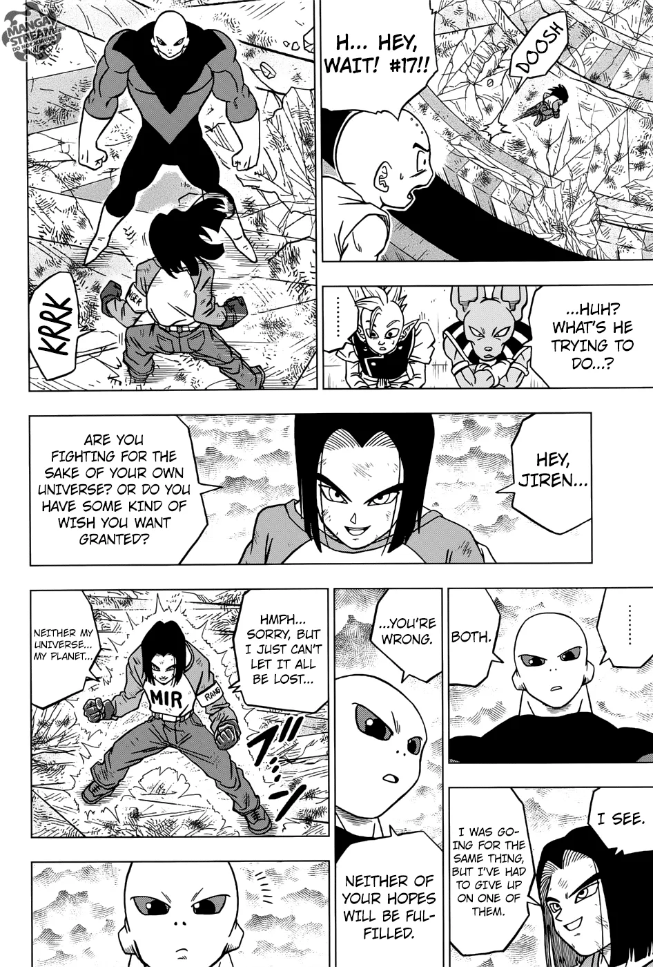Dragon Ball Super Chapter 40 page 38 - Chapter 40: Jiren vs. Universe 7