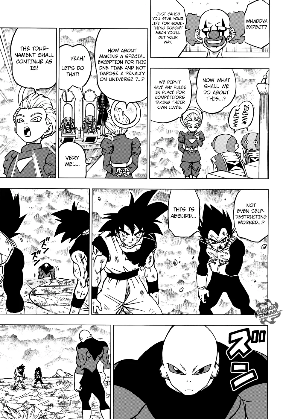 Dragon Ball Super Chapter 40 page 43 - Chapter 40: Jiren vs. Universe 7