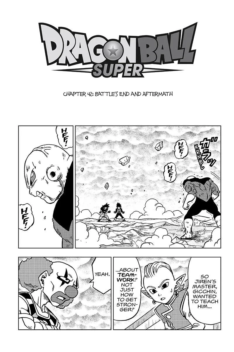 Dragon Ball Super Chapter 42 page 1 - Chapter 42: Battle's End and Aftermath