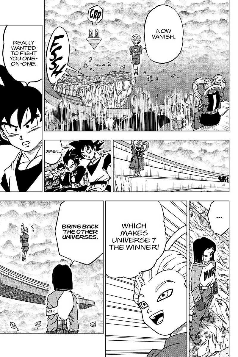 Dragon Ball Super Chapter 42 page 27 - Chapter 42: Battle's End and Aftermath
