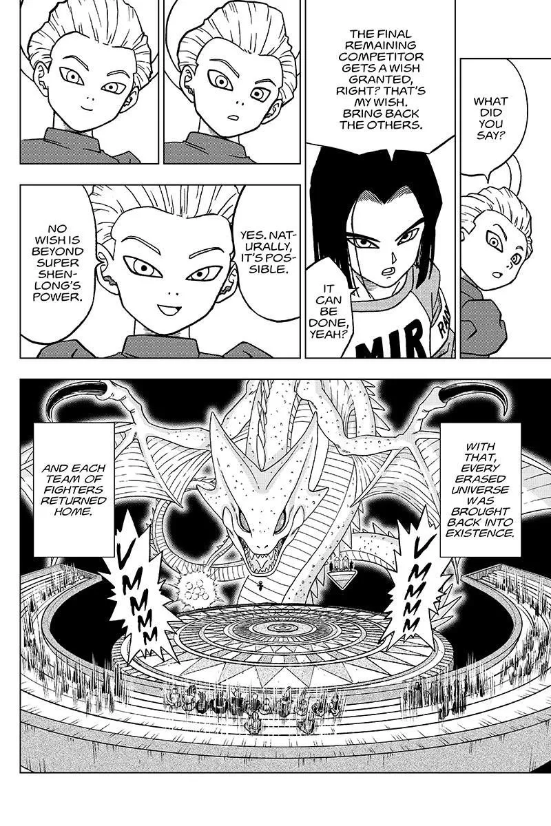 Dragon Ball Super Chapter 42 page 28 - Chapter 42: Battle's End and Aftermath