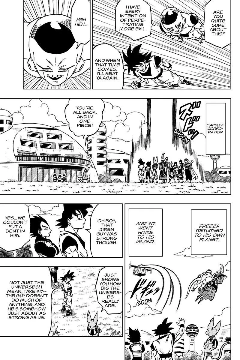 Dragon Ball Super Chapter 42 page 31 - Chapter 42: Battle's End and Aftermath