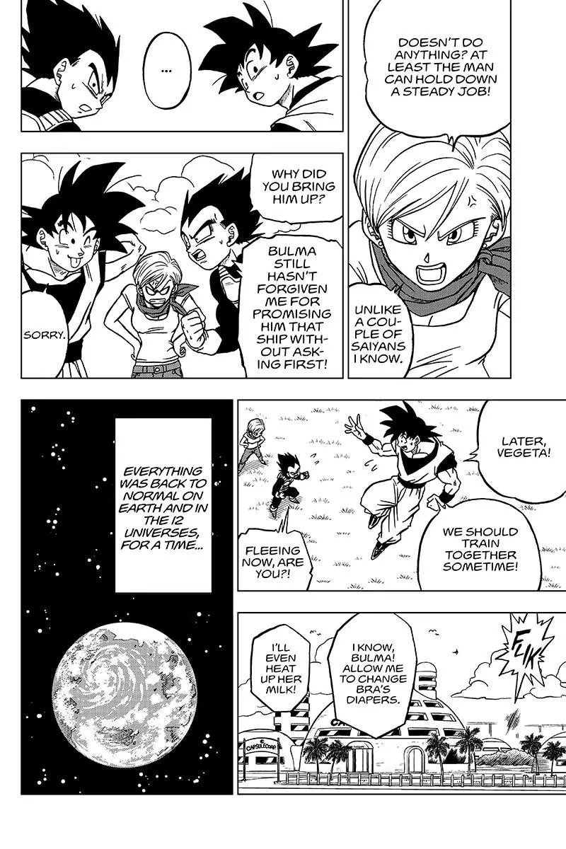 Dragon Ball Super Chapter 42 page 32 - Chapter 42: Battle's End and Aftermath