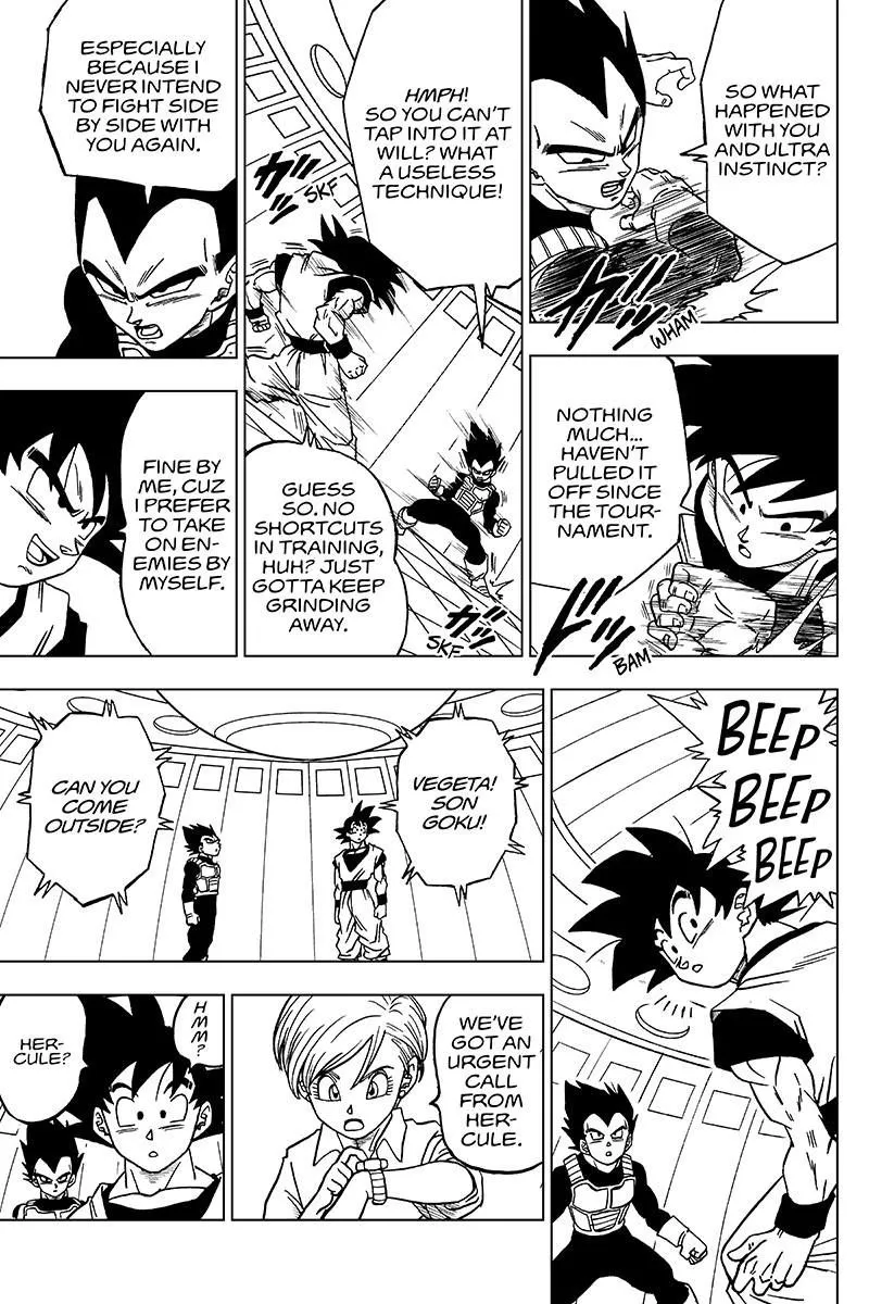 Dragon Ball Super Chapter 42 page 35 - Chapter 42: Battle's End and Aftermath