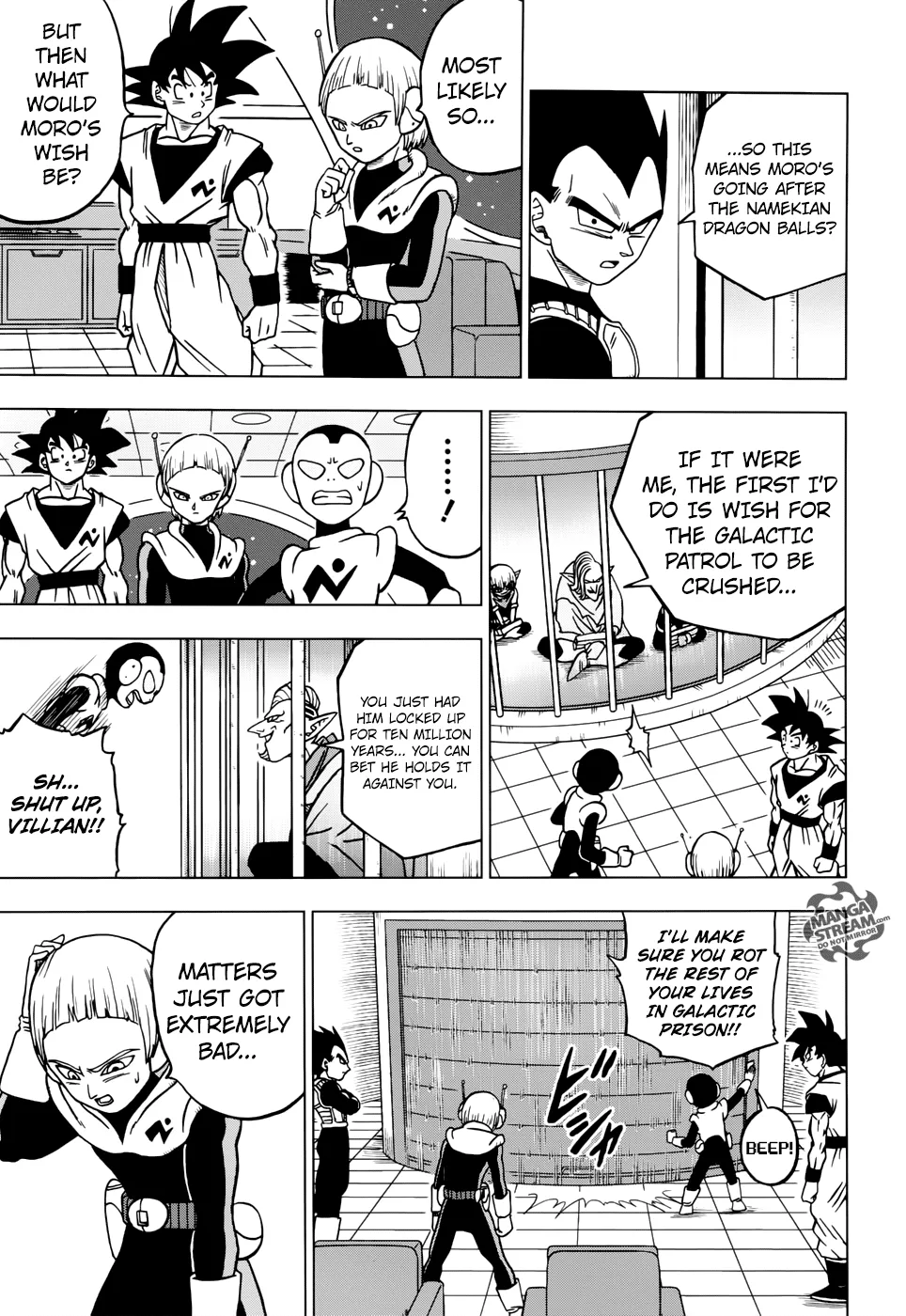 Dragon Ball Super Chapter 44 page 11 - Chapter 44: Escaped Prisoner Moro