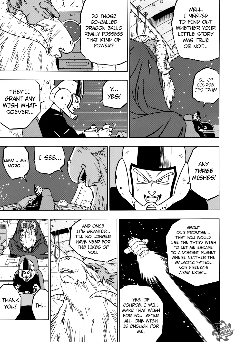 Dragon Ball Super Chapter 44 page 13 - Chapter 44: Escaped Prisoner Moro