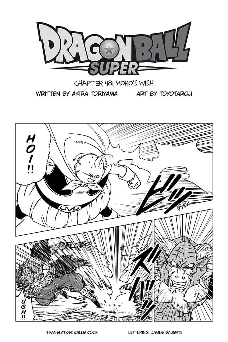 Dragon Ball Super Chapter 48 page 1 - Chapter 48: Moro's Wish