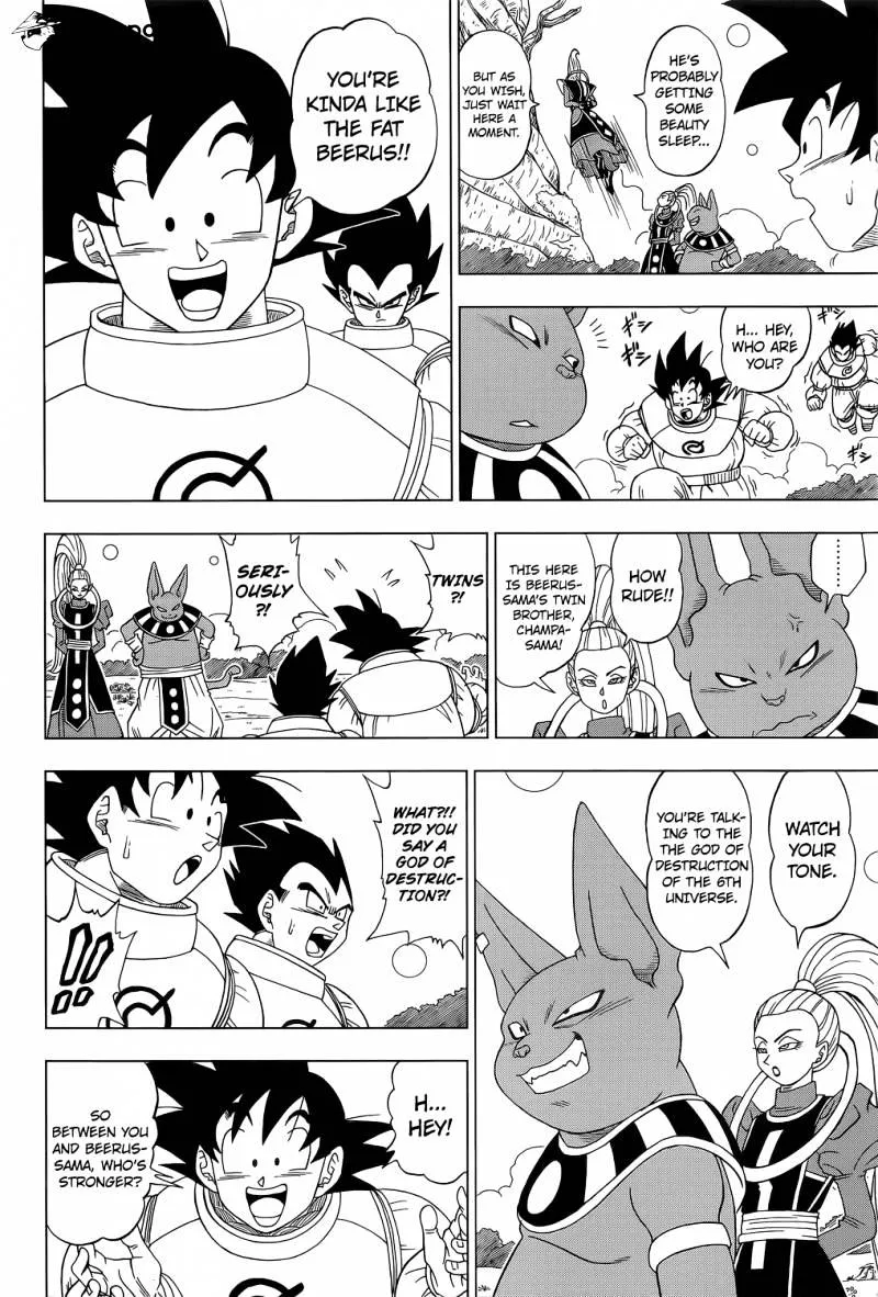 Dragon Ball Super Chapter 5 page 13 - Chapter 5: Beerus and Champa