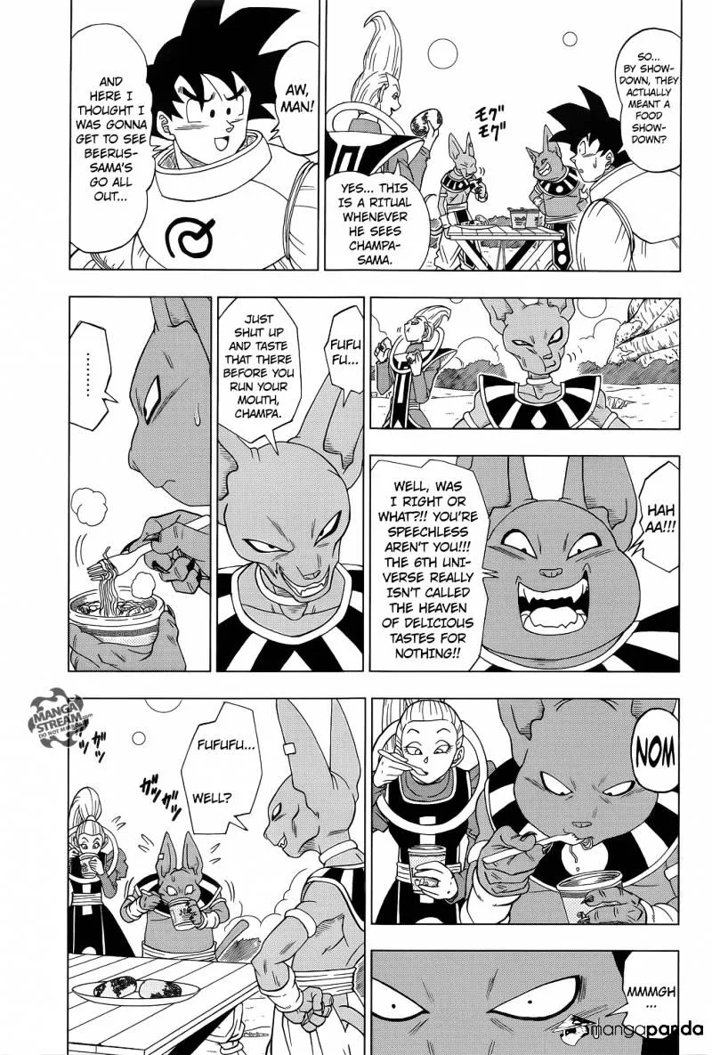 Dragon Ball Super Chapter 5 page 16 - Chapter 5: Beerus and Champa