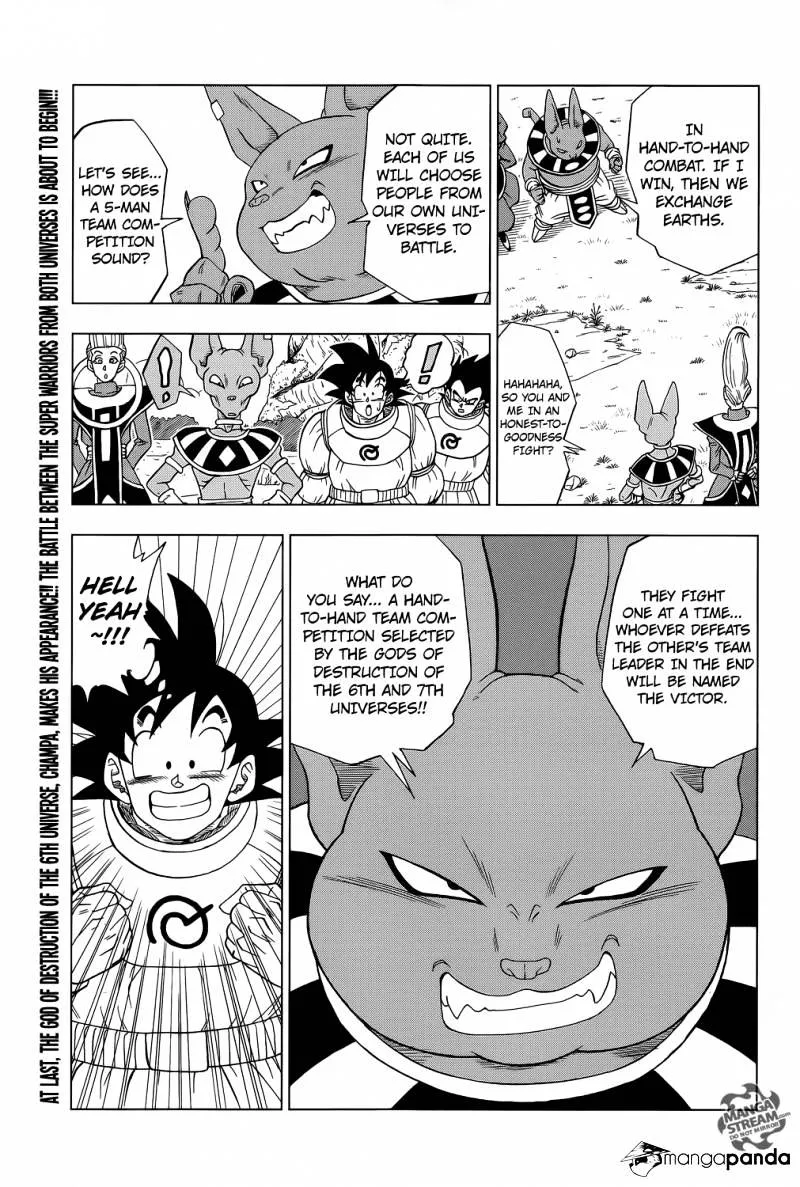 Dragon Ball Super Chapter 5 page 20 - Chapter 5: Beerus and Champa