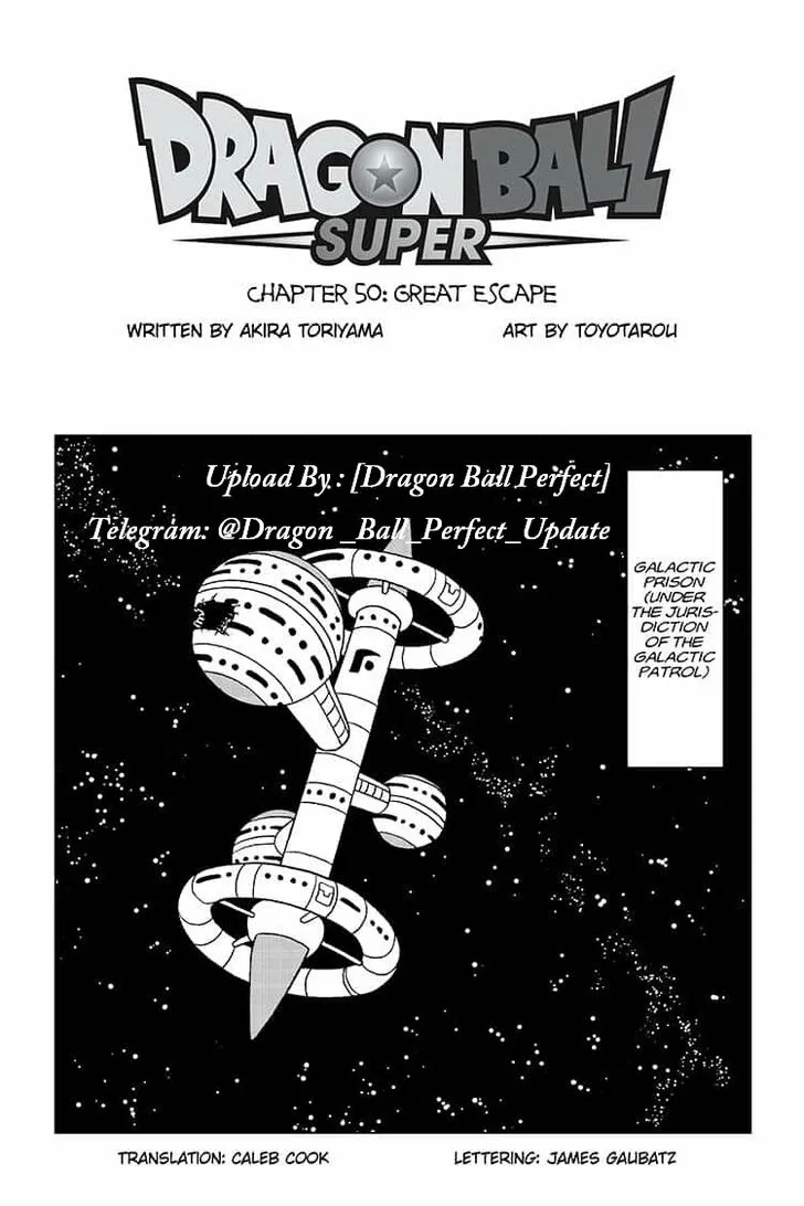 Dragon Ball Super Chapter 50 page 1 - Chapter 50: Great Escape