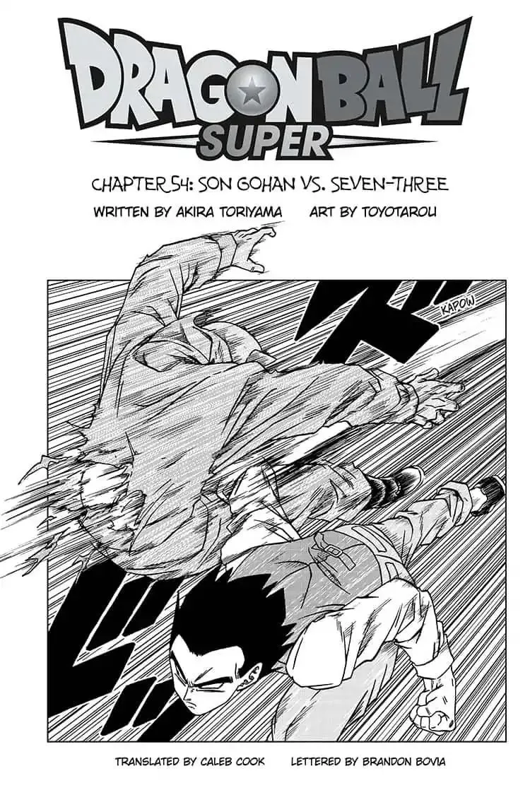 Dragon Ball Super Chapter 54 page 1 - Chapter 54: Son Gohan vs. Seven-Three