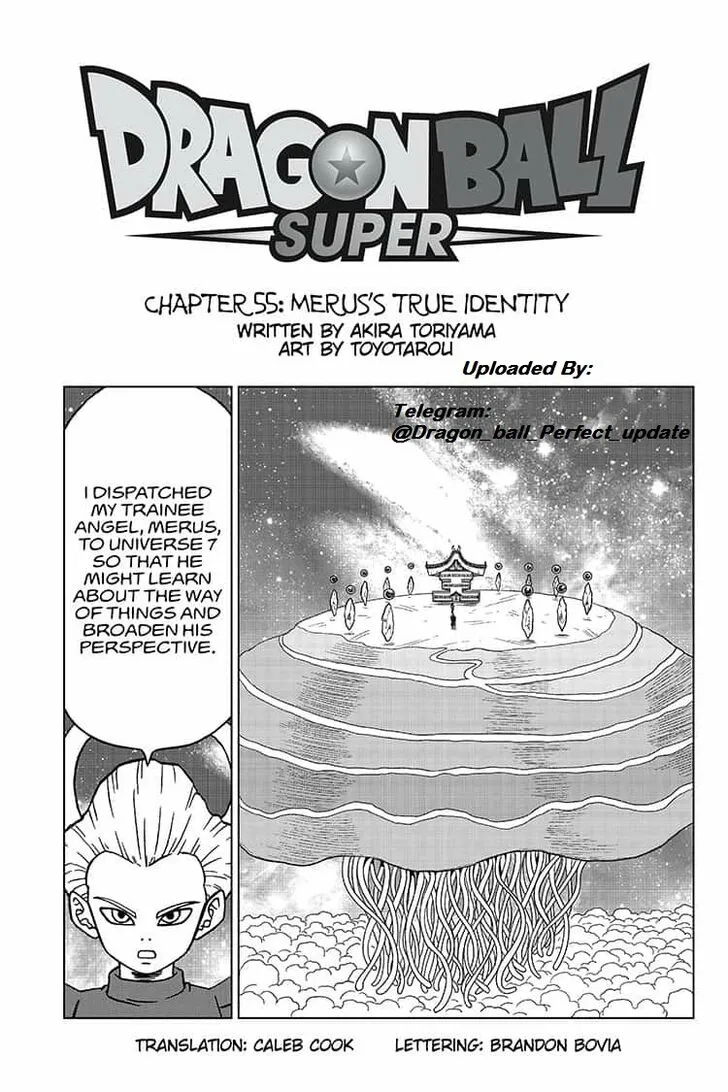 Dragon Ball Super Chapter 55 page 1 - Chapter 55: Merus's True Identity