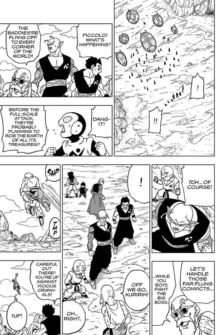 Dragon Ball Super Chapter 56 page 11 - Chapter 56: Warriors of Earth Assemble