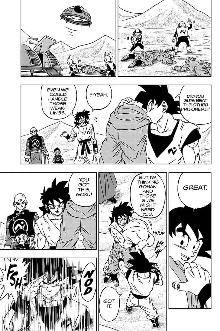 Dragon Ball Super Chapter 58 page 7 - Chapter 58: Son Goku Arrives
