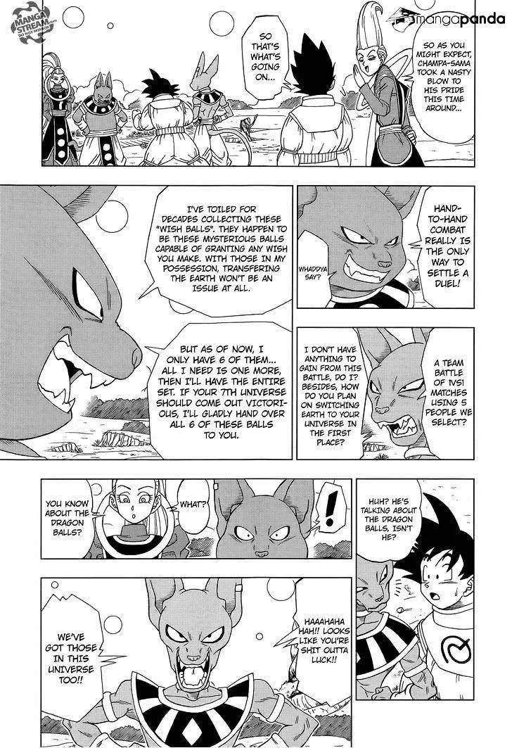 Dragon Ball Super Chapter 6 page 9 - Chapter 6: Tournament Preparation