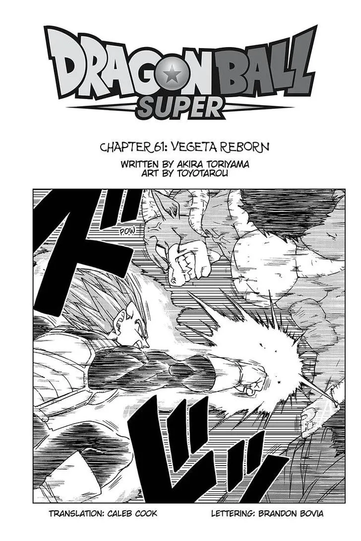 Dragon Ball Super Chapter 61 page 1 - Chapter 61: Vegeta Reborn