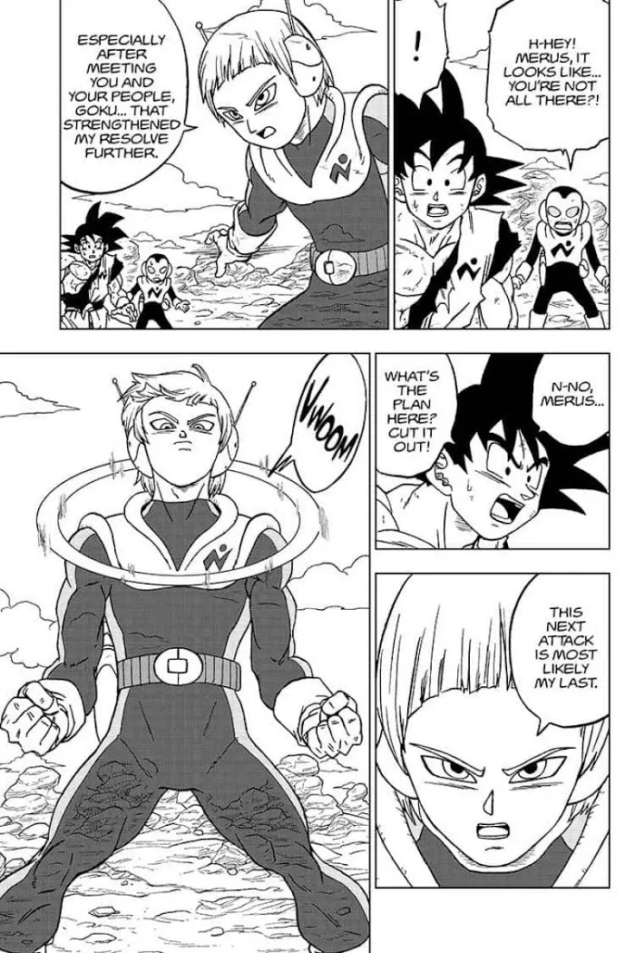 Dragon Ball Super Chapter 63 page 35 - Chapter 63: Merus's Resolve
