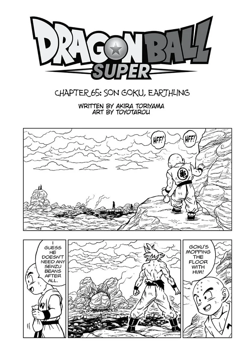 Dragon Ball Super Chapter 65 page 1 - Chapter 65: Son Goku, Earthling
