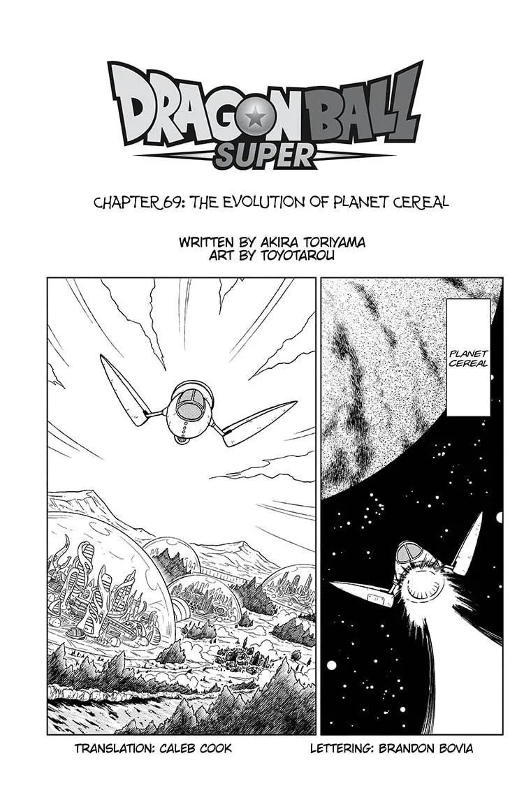 Dragon Ball Super Chapter 69 page 1 - Chapter 69: The Evolution of Planet Cereal