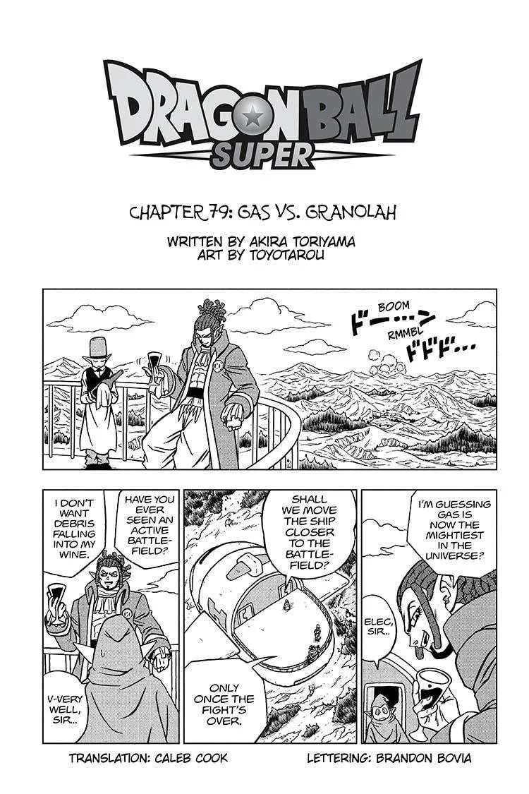 Dragon Ball Super Chapter 79 page 1 - Chapter 79: Gas Vs. Granolah