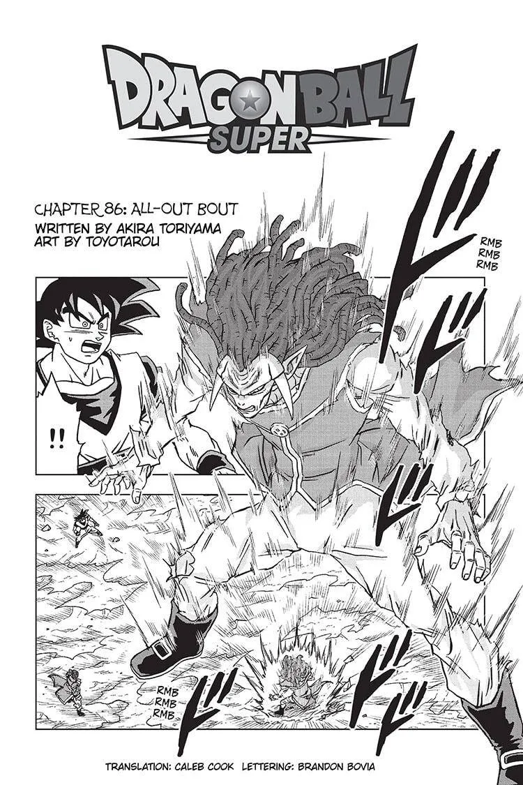 Dragon Ball Super Chapter 86 page 1 - Chapter 86: All-Out Bout