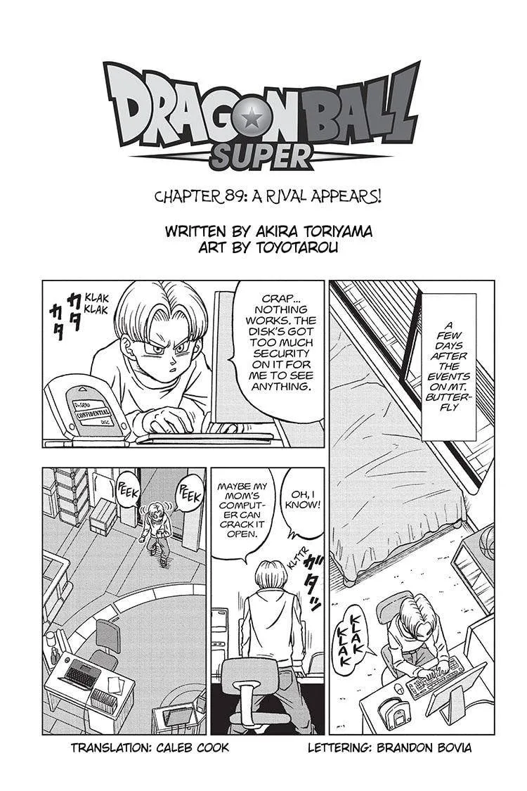 Dragon Ball Super Chapter 89 page 1 - Chapter 89: A Rival Appears!