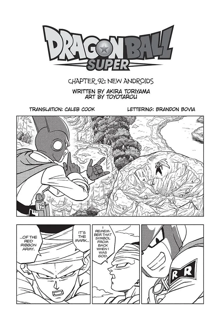 Dragon Ball Super Chapter 92 page 1 - Chapter 92: New Androids