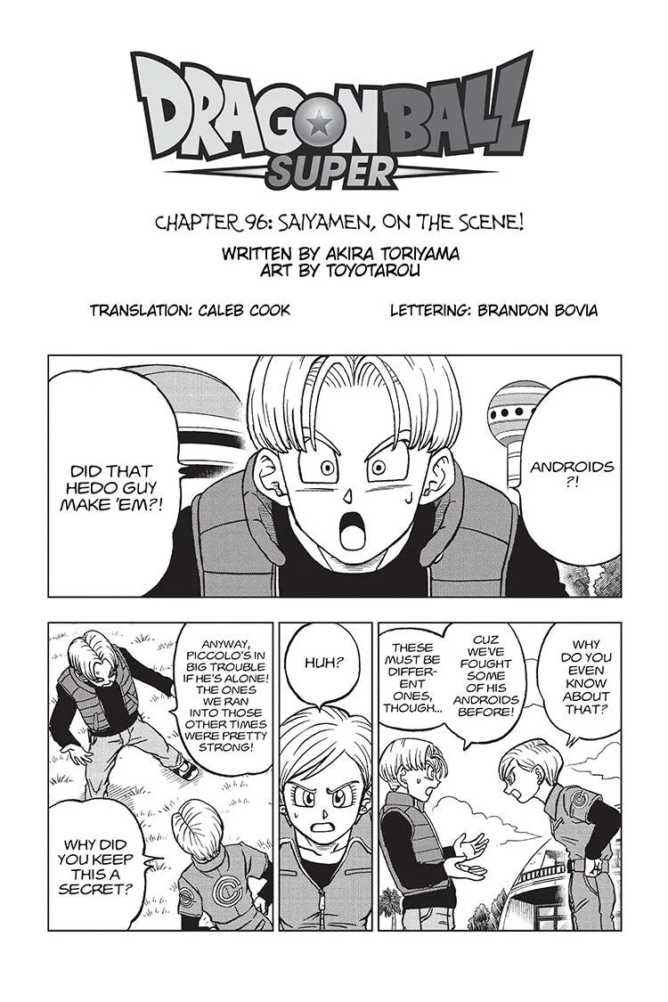Dragon Ball Super Chapter 96 page 1 - Chapter 96: Saiyamen, On the Scene!