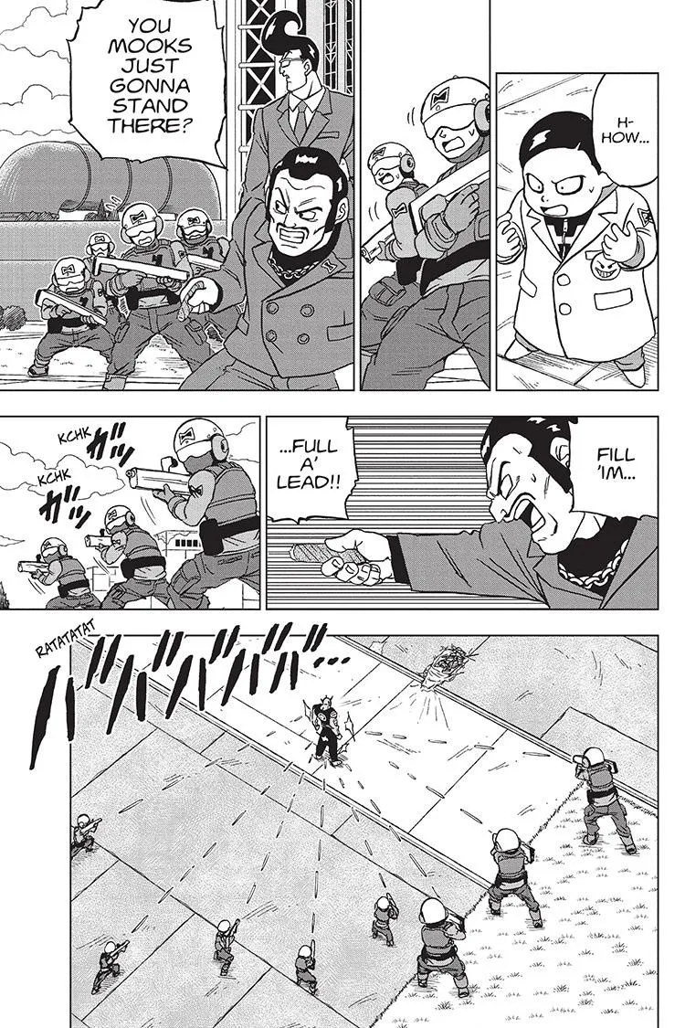 Dragon Ball Super Chapter 96 page 11 - Chapter 96: Saiyamen, On the Scene!