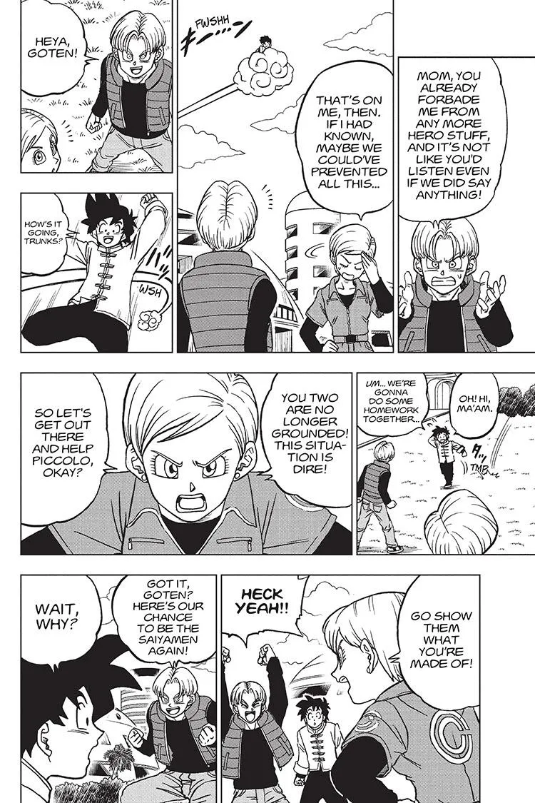 Dragon Ball Super Chapter 96 page 2 - Chapter 96: Saiyamen, On the Scene!