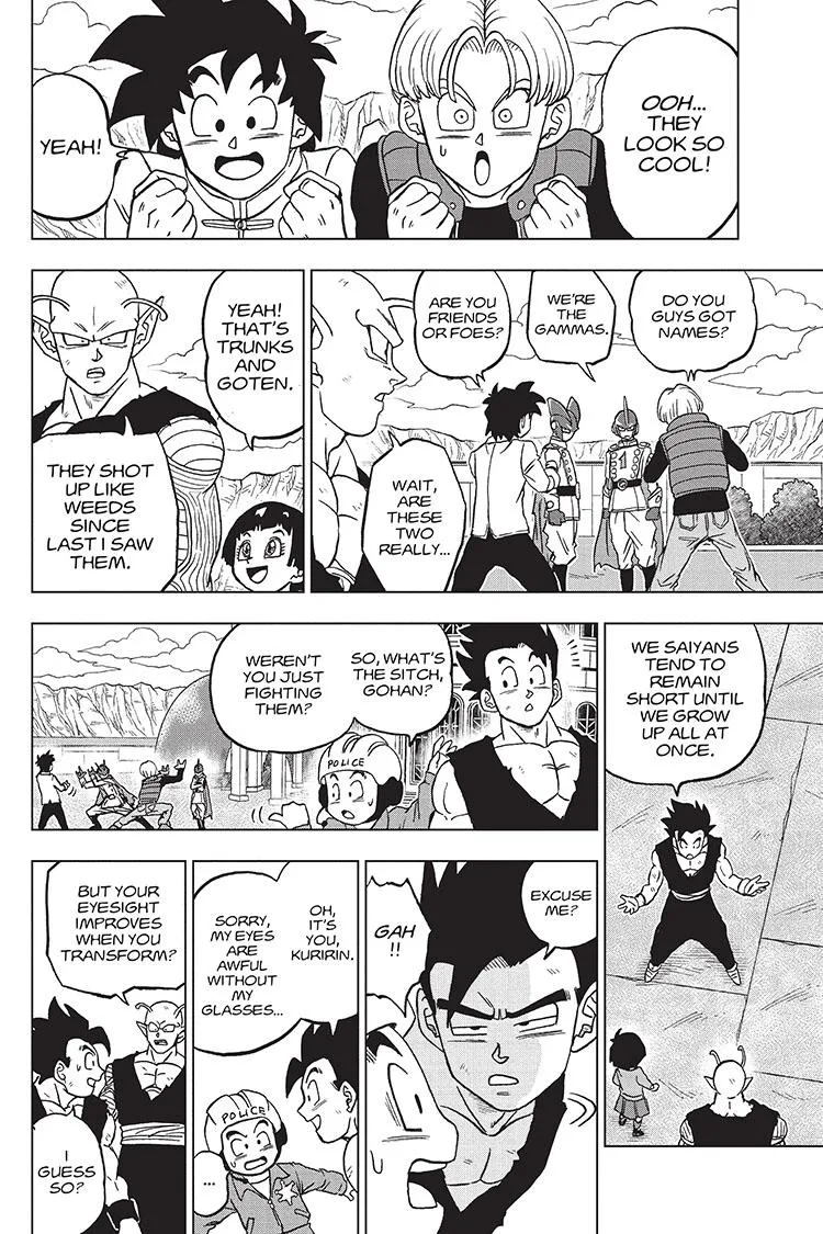 Dragon Ball Super Chapter 96 page 28 - Chapter 96: Saiyamen, On the Scene!