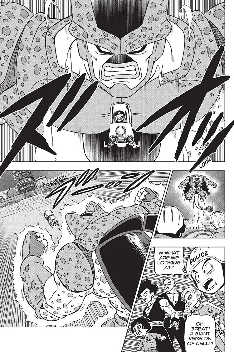 Dragon Ball Super Chapter 96 page 34 - Chapter 96: Saiyamen, On the Scene!