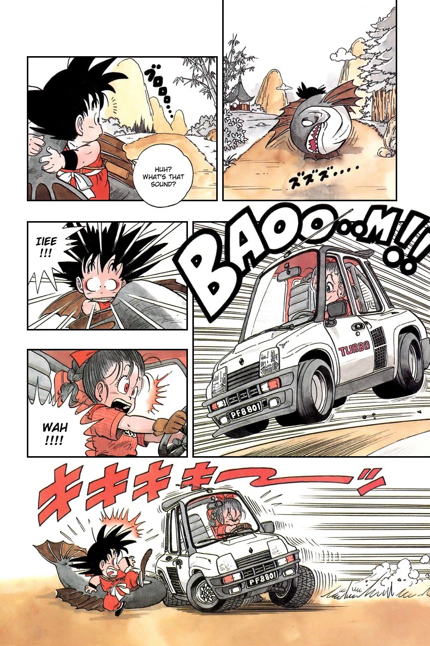 Dragon Ball Chapter 1 page 14 - Chapter 1: Bloomers and the Monkey King (Bulma and Son Goku)