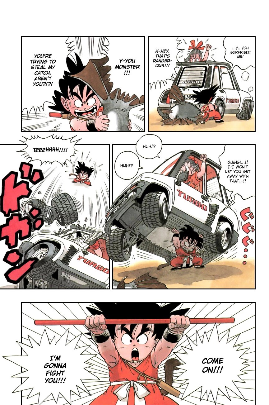 Dragon Ball Chapter 1 page 15 - Chapter 1: Bloomers and the Monkey King (Bulma and Son Goku)