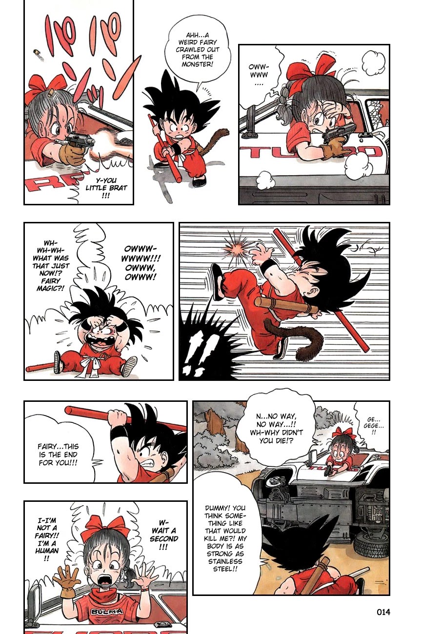 Dragon Ball Chapter 1 page 16 - Chapter 1: Bloomers and the Monkey King (Bulma and Son Goku)